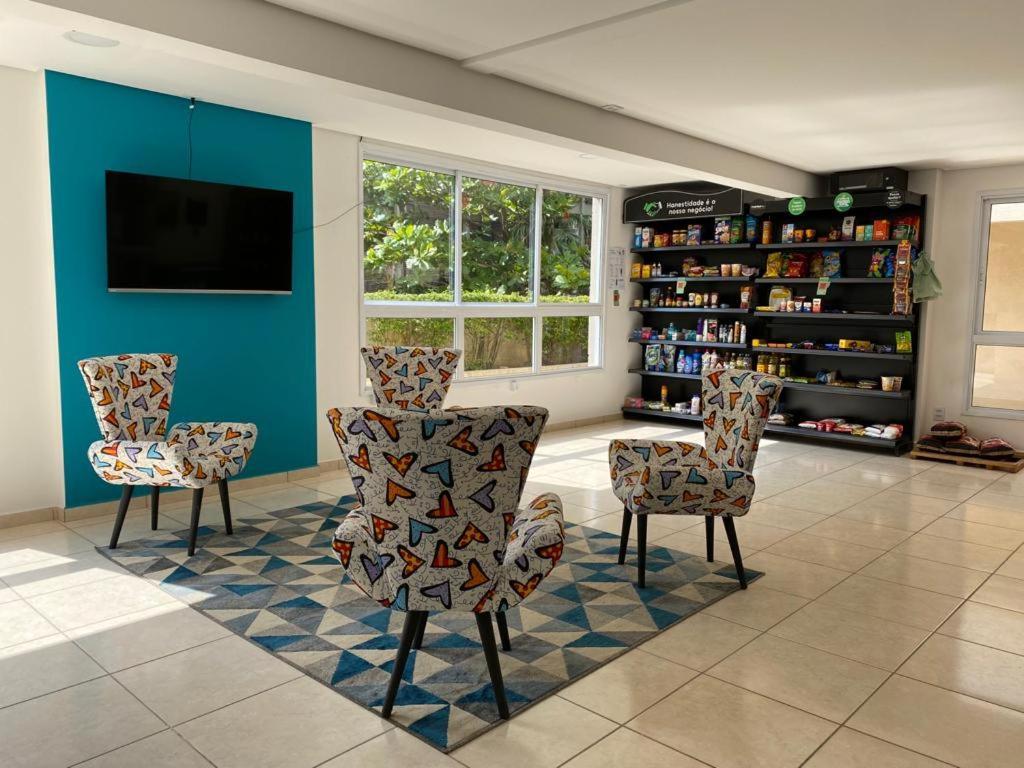 Apartmán Apto 15º Andar - Varanda Vista Mar - Enseada Guarujá Exteriér fotografie